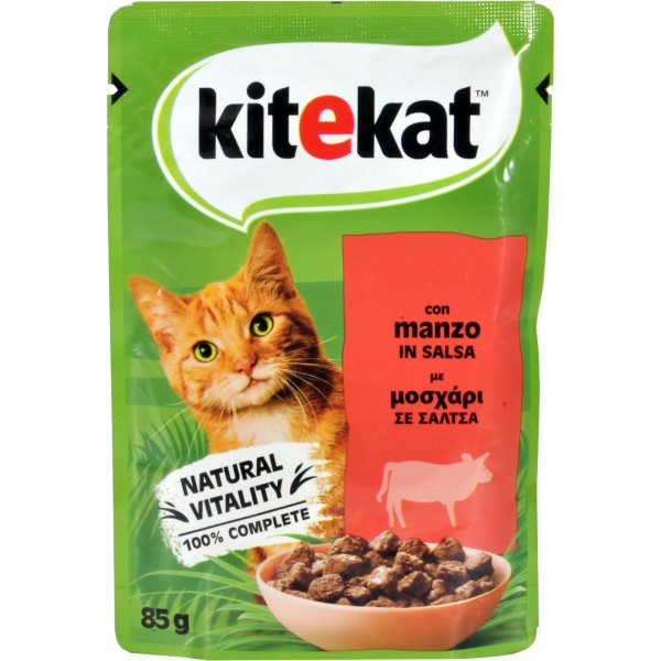 kitekat envelop beef sauce gr.85